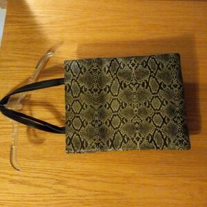 Womens chicos bag shopping bag tote bag snake print look large